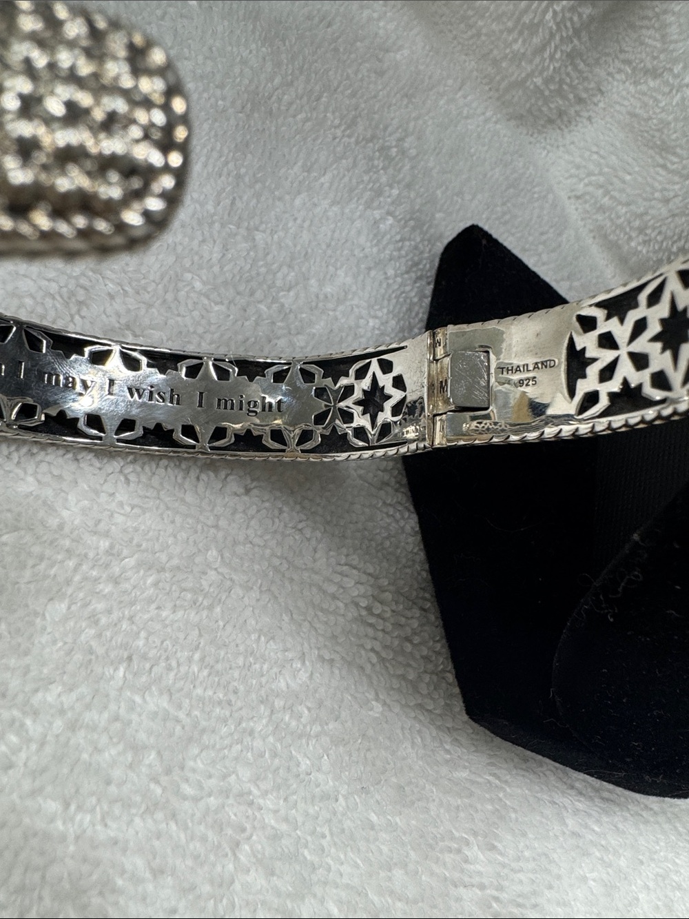 Silver-Tone Filigree Cuff Bracelet - Women Jewelry - Picture 4 of 5